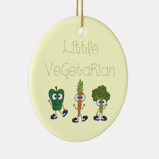 Weinig Vegetariër Keramisch Ornament (Rechts)