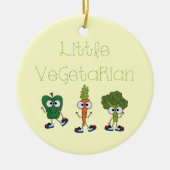 Weinig Vegetariër Keramisch Ornament (Voorkant)
