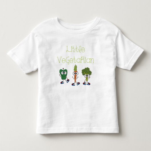 Weinig Vegetariër Kinder Shirts (Voorkant)