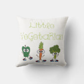 Weinig Vegetariër Kussen (Achterkant)