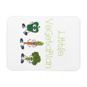 Weinig Vegetariër Magneet (Horizontaal)