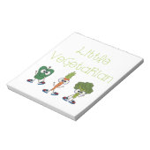 Weinig Vegetariër Notitieblok (Linkerzijde)