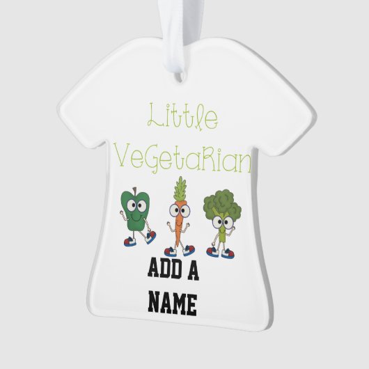 Weinig Vegetariër Ornament (voorkant)