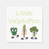 Weinig Vegetariër Servet (Voorkant)