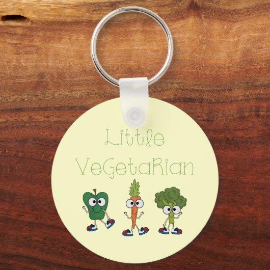Weinig Vegetariër Sleutelhanger (Voorkant)