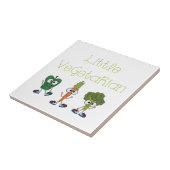 Weinig Vegetariër Tegeltje (Zijkant)