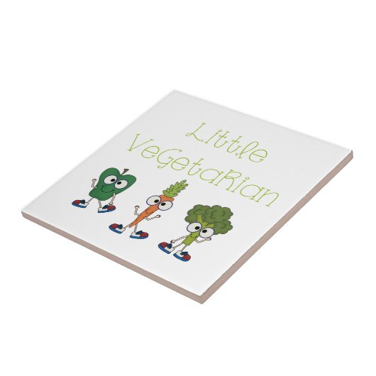 Weinig Vegetariër Tegeltje (Zijkant)