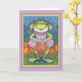 WEINIG Vers van het WENSKAART van HALLOWEEN van de Kaart (Gele Bloem)