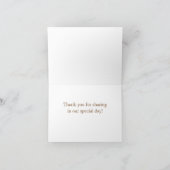 Weinig Vogeltje dankt u kaardt - Roze Bedankkaart (Binnen)