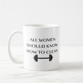 Weinig vrouwen koffiemok (Links)