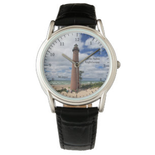 Weinig vuurtoren horloge