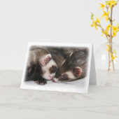 Weinig Wenskaart van de "Liefde Dooks" Kaart (Gele Bloem)