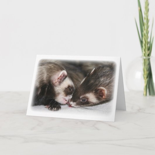 Weinig Wenskaart van de "Liefde Dooks" Kaart (Voorkant)