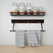 Weinig witte bloemen gevallen (Het patroon) Theedoek