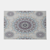 Weinig witte bloemen gevallen naar het platteland deurmat (Voorkant)