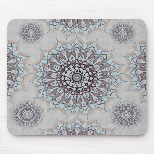 Weinig witte bloemen gevallen naar het platteland muismat (Voorkant)