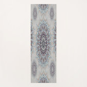 Weinig witte bloemen gevallen naar het platteland yogamat (Voorkant)