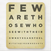 Weinig zijn die Mousepad Muismat (Voorkant)