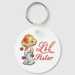 Weinig Zuster en Bloemen Sleutelhanger