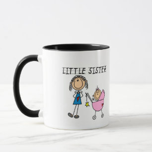 Weinig Zuster met Grote Sis T-shirts Mok