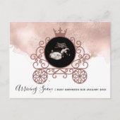 Weinprinses Sonogram Zwangerschap Aankondiging (Voorkant)