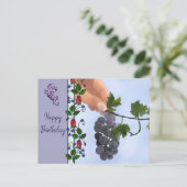 Weintrauben Briefkaart (Staand voorkant)