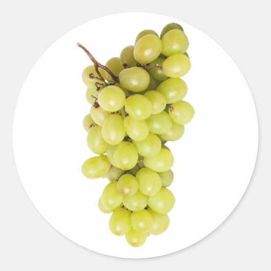 Weintrauben grapes ronde sticker (Voorkant)