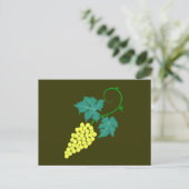 Weintrauben Rebe grapevine Briefkaart (Staand voorkant)