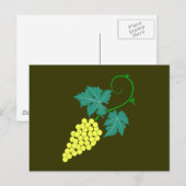 Weintrauben Rebe grapevine Briefkaart (Voorkant / Achterkant)