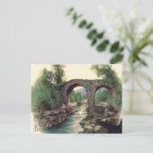 Weir Bridge Killarney Stenen Brug Briefkaart (Staand voorkant)