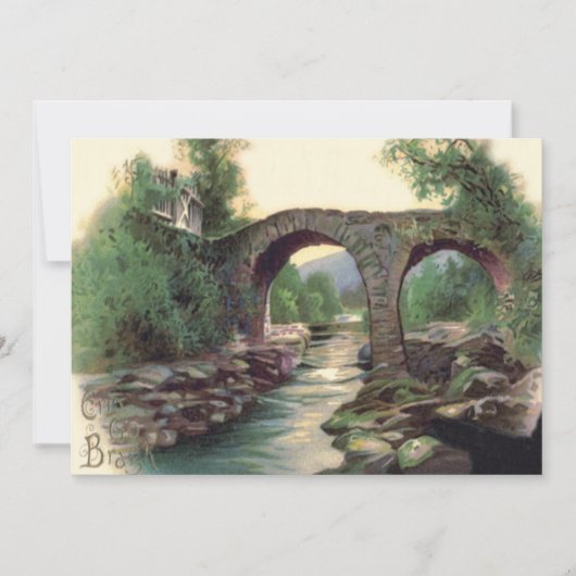 Weir Bridge Killarney Stenen Brug Kaart (Voorkant)