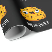 Weir-Dough Funny Baking Dough Pun Dark BG Cadeaupapier (Rol Hoek)