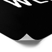 Weir-Dough Funny Baking Dough Pun Dark BG Poster (Hoek)