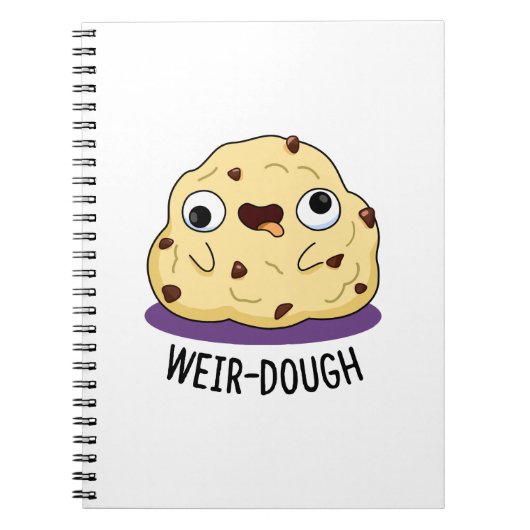 Weir-Dough Grappige Bakdeeg Grappenmakerij Notitieboek (Voorkant)