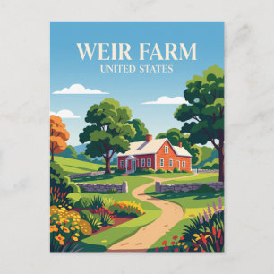 Weir Farm National Historical Park Connecticut Briefkaart