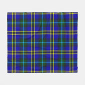 Weir Modern Karo Fleece Deken (Voorkant (Horizontaal))