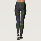 Weir Tartan Clan Plaid Leggings (Achterkant)