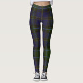 Weir Tartan Clan Plaid Leggings (Voorkant)