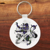 Weir Tartan Lion Sleutelhanger (Voorkant)