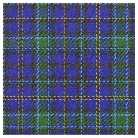 Weir Tartan Print Stof (Close Up)