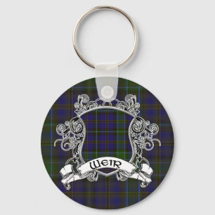 Weir Tartan Shield Sleutelhanger
