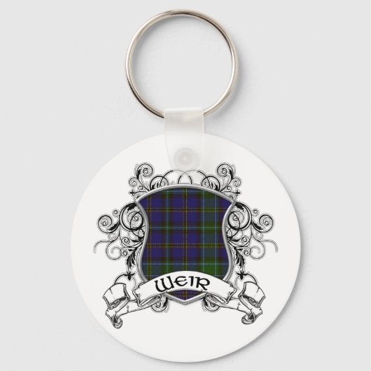 Weir Tartan Shield Sleutelhanger (Voorkant)