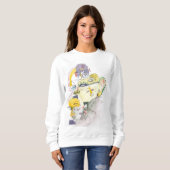 Weird AF gezichten Trui (Voorkant volledig)