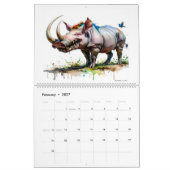 Weird Animals Art Calendar Kalender (Feb 2027)
