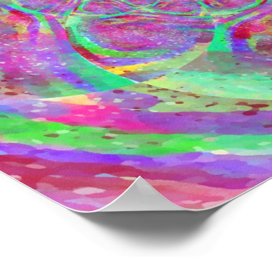 Weird art, cool vibes art print (Hoek)