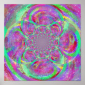 Weird art, cool vibes art print (Voorkant)