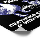 Weird Aunt Builds Character Funny Silly Goose Aunt Poster (Hoek)