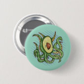 Weird Avocado Ronde Button 5,7 Cm (Voorkant /achterkant)