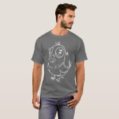weird bird family t-shirt (Voorkant volledig)