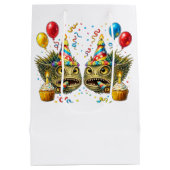 Weird Birthday Fish Heads Medium Cadeauzakje (Achterkant)